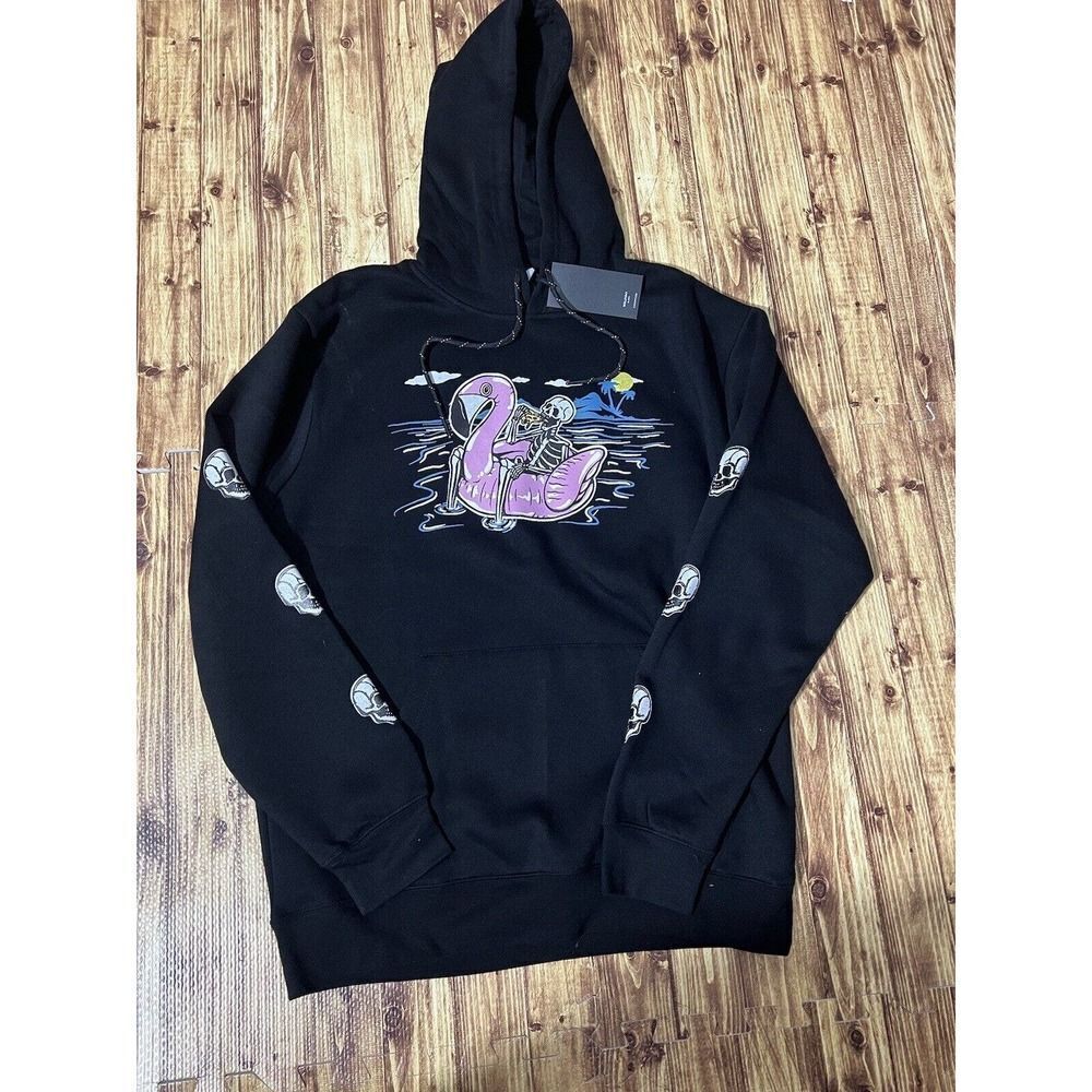 WXYZ Hoodie Skeleton In Flamingo Float